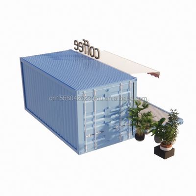 Bagno Container Houses 20ft Plegabile Luxury Prefabbricato Portatile Container di spedizione Prefab Coffee Shop