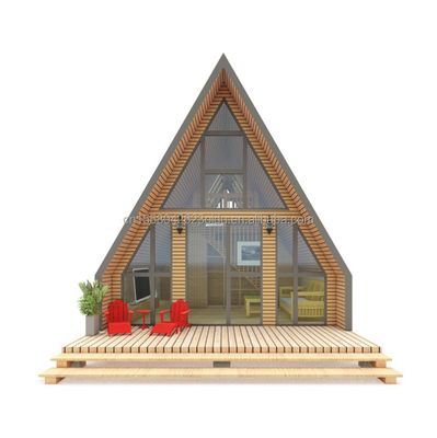 EU Bagno Soggiorno Contenitore triangolare in legno con porta a pannello sandwich e struttura di tubi quadrati in acciaio galvanizzato