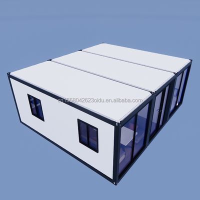 Case in container Struttura in acciaio a prezzi accessibili Case prefabbricate con pareti a pannello sandwich a onde da 50/75/100 mm