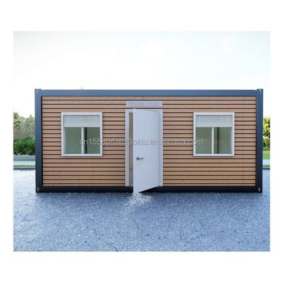 Casa prefabbricata in legno da 20 piedi telaio in acciaio Casa piccola per la foresta Contenitore residenziale Case prefabbricate mobili vendita