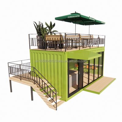 Bagno 20ft Chiosco Portatile Modificato Prefabbricato Modulare Coffee Shop Container Bar Mini Casa in stile di design moderno