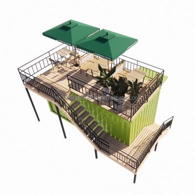 Bagno 20ft Chiosco Portatile Modificato Prefabbricato Modulare Coffee Shop Container Bar Mini Casa in stile di design moderno