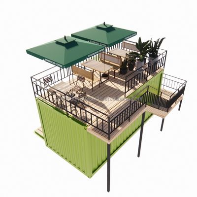 Bagno 20ft Chiosco Portatile Modificato Prefabbricato Modulare Coffee Shop Container Bar Mini Casa in stile di design moderno