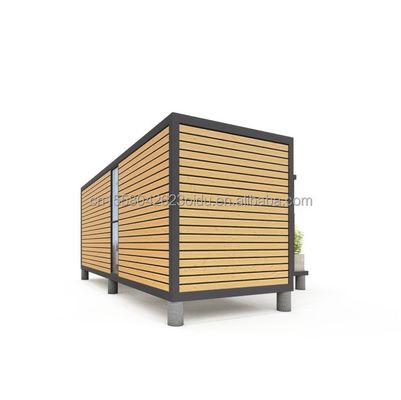 Case di contenitori modulari prefabbricate stile di design moderno con telaio in acciaio galvanizzato in acciaio piegato 180g