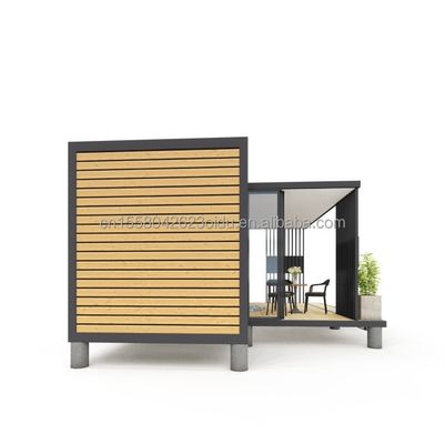 Case di contenitori modulari prefabbricate stile di design moderno con telaio in acciaio galvanizzato in acciaio piegato 180g