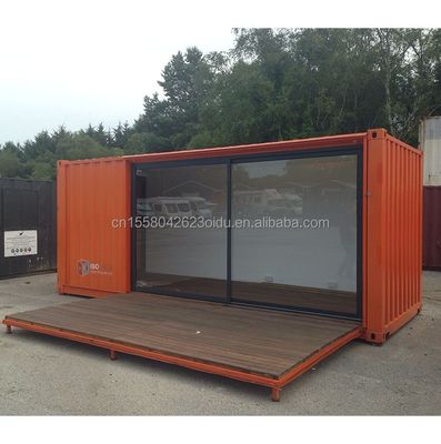 Bagno Casa piccola 2 piani Casa container con case modulari prefabbricate e finestre in lega di alluminio
