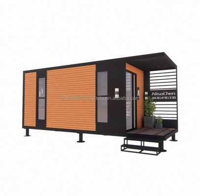 Tubi quadrati in acciaio galvanizzato Struttura principale Casa di contenitori per case vacanze
