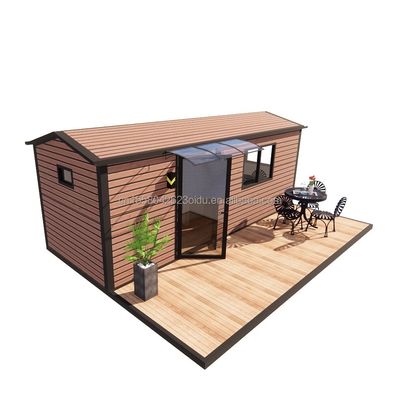 Moderno Design Modulare Casa Container in Acciaio Prefabbricato Flat Pack per Esterno Aluminico Legato Finestre incluse nel Design