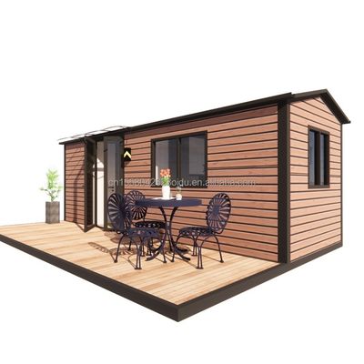 Moderno Design Modulare Casa Container in Acciaio Prefabbricato Flat Pack per Esterno Aluminico Legato Finestre incluse nel Design
