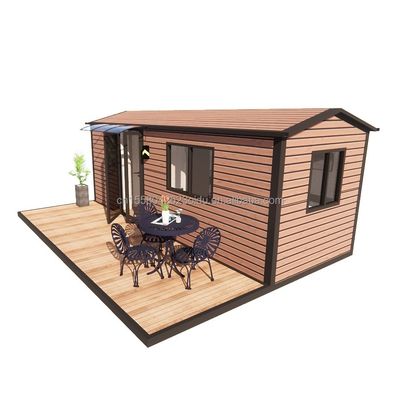 Moderno Design Modulare Casa Container in Acciaio Prefabbricato Flat Pack per Esterno Aluminico Legato Finestre incluse nel Design
