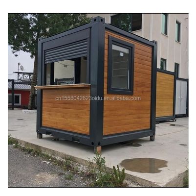 Mobile Prefab Modular Storage Room Container di spedizione Container Office Container House con Aluminium Alloy Windows 20ft o 40ft