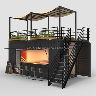 Hotel Business stile di design cinese 20ft giardino multicolore casa contenitore per la personalizzazione