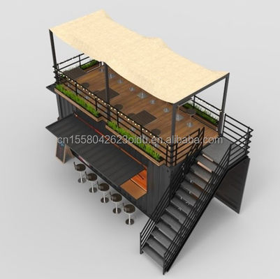 Hotel Business stile di design cinese 20ft giardino multicolore casa contenitore per la personalizzazione