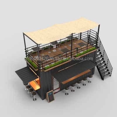 Hotel Business stile di design cinese 20ft giardino multicolore casa contenitore per la personalizzazione