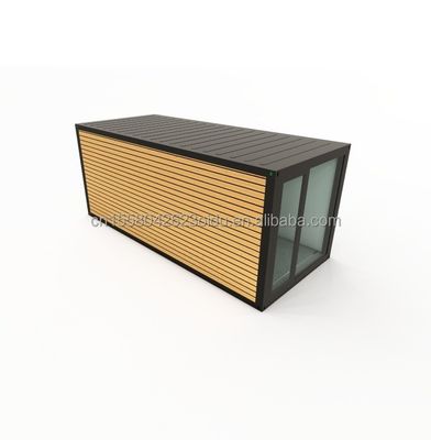 Pavimento in legno Villa Contenitore Assemblaggio portatile 20 piedi modulare Flat Pack Acciaio Mobile Prefab House per villa cinese