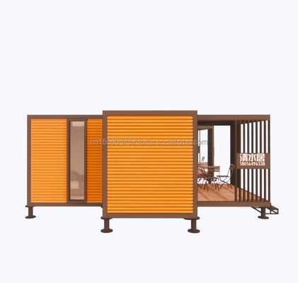Contenitore di struttura in acciaio di design cinese Villa modulare per facile assemblaggio Casa moderna Case di lusso