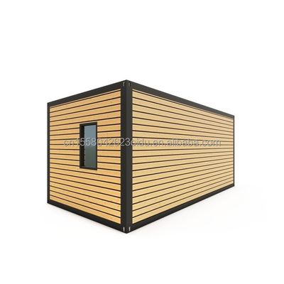 Pavimento in legno Villa Contenitore Assemblaggio portatile 20 piedi modulare Flat Pack Acciaio Mobile Prefab House per villa cinese