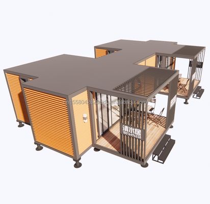 Contenitore di struttura in acciaio di design cinese Villa modulare per facile assemblaggio Casa moderna Case di lusso