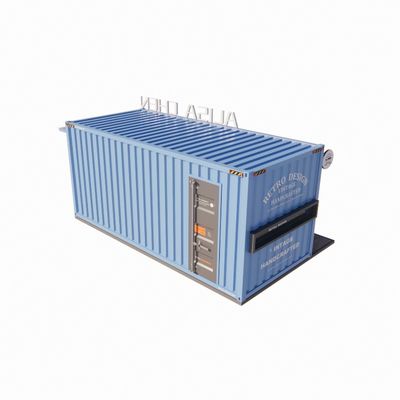 Tubi quadrati in acciaio galvanizzato Case contenitori 20 piedi Chiosco portatile Prefabbricato modificato Modulare Bar di caffè Container di spedizione