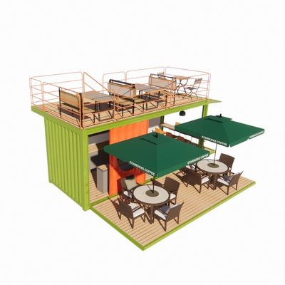 2023 Best Selling Outdoor Modular Prefab Houses Container Cornice in acciaio galvanizzata con contenitore di piegatura in acciaio galvanizzato