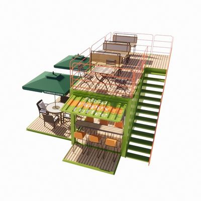2023 Best Selling Outdoor Modular Prefab Houses Container Cornice in acciaio galvanizzata con contenitore di piegatura in acciaio galvanizzato
