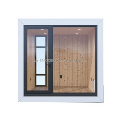 Hotel Casa giardino in legno prefabbricata con design moderno e tubi quadrati in acciaio galvanizzato Struttura principale EU10ft 20ft