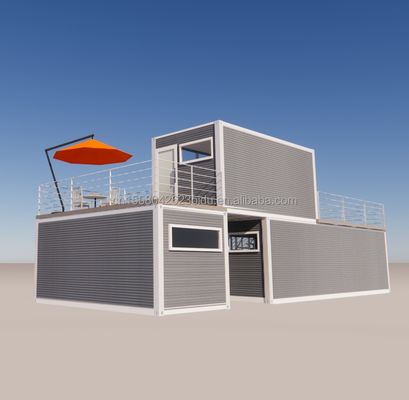Hotel Container pieghevole prefabbricato con telaio in acciaio