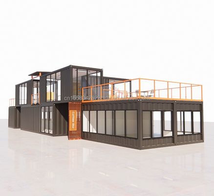Customized Modern Prefab Tiny House con colore e parete personalizzati 50/75/100mm Wave Sandwich Panel