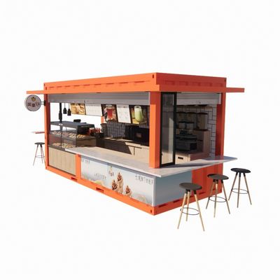 Bar di contenitori di spedizione modulare prefabbricato 2023 Top Design Wall 50/75/100mm Wave Sandwich Panel Bagno