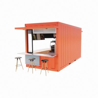 Bar di contenitori di spedizione modulare prefabbricato 2023 Top Design Wall 50/75/100mm Wave Sandwich Panel Bagno