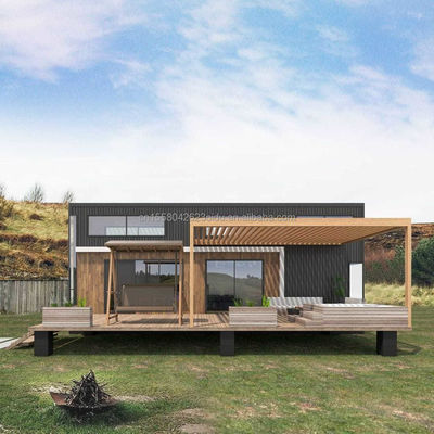 Case in contenitore di legno espandibili Personalizzate Due/Tre camere da letto Casa di famiglia in legno prefabbricata di lusso