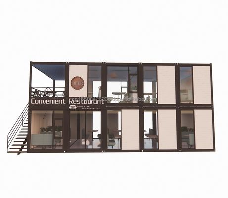 Container House Parete 50/75/100mm Wave Sandwich Panel Pieghevole Espandibile Prefab House Villa