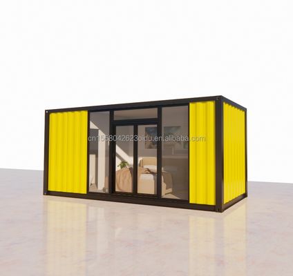 Case prefabbricate Ville Struttura in acciaio Casa container Casa di lusso con finestrino