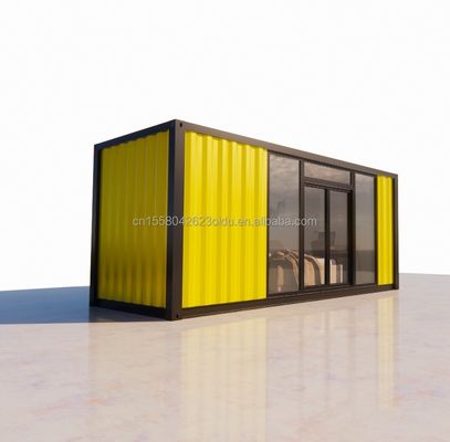 Case prefabbricate Ville Struttura in acciaio Casa container Casa di lusso con finestrino