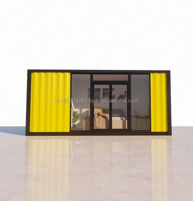 Case prefabbricate Ville Struttura in acciaio Casa container Casa di lusso con finestrino
