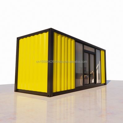 Case prefabbricate Ville Struttura in acciaio Casa container Casa di lusso con finestrino