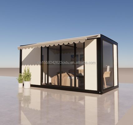 Alloggio alberghiero 20 piedi Prefabbricata casa smontabile con galvanizzato di acciaio piegatura 180g e disegno personalizzabile