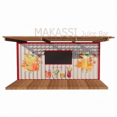 Modern Design Container House 20ft Container Negozi prefabbricati Magazzini in container di spedizione
