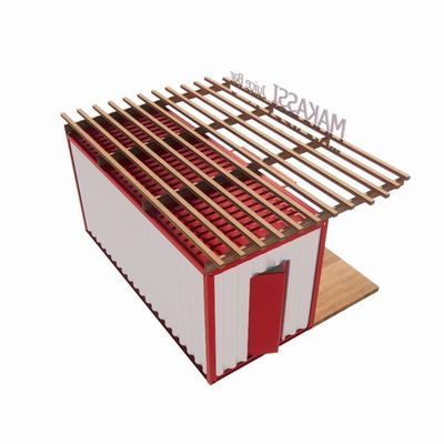 Modern Design Container House 20ft Container Negozi prefabbricati Magazzini in container di spedizione
