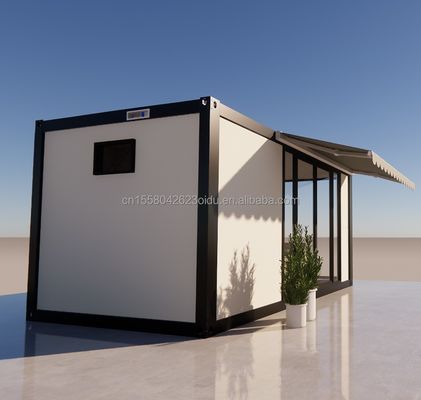 Alloggio alberghiero 20 piedi Prefabbricata casa smontabile con galvanizzato di acciaio piegatura 180g e disegno personalizzabile