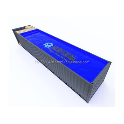 Piscina all'aperto in stile domestico 20ft Contenitore di spedizione Piscina con colore personalizzato e finestre in alluminio