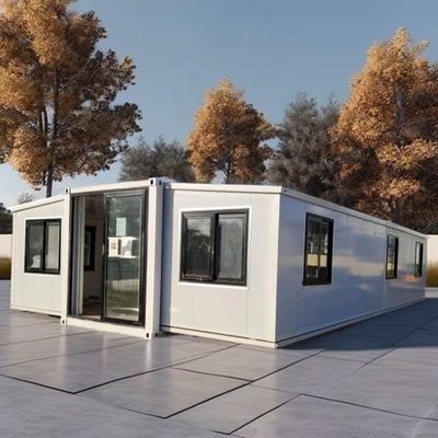 Finestra in lega di alluminio di 20 piedi Villa prefabbricata espandibile resistente agli uragani Appartamento di lusso per la vita di lusso