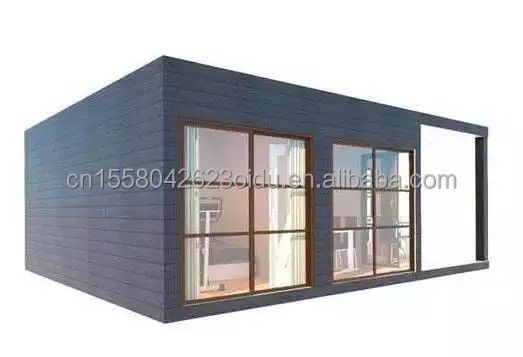 Affordable 20ft Knock Down Sandwich Panel Portatile Prefab Hotel Container Casa modulare con finestre in alluminio