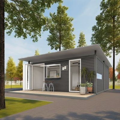 Casa prefabbricata di design moderno per la spedizione contenitore pannello sandwich negozio modulare appartamento