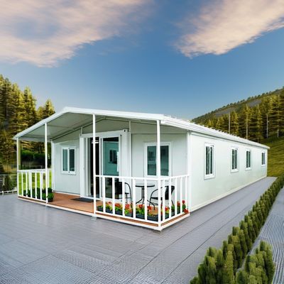 Moderno 40Ft 20Ft Prefabbricato Granny Appartamento Rapido Costruzione 1 2 3 Camere da letto Mobile Container Espandibile Casa Prefabbricata Spedizione Portatile