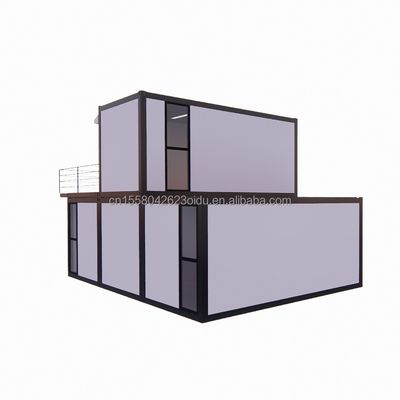 Moderno disegno 40ft Luxury case prefabbricate in container con finestre in lega di alluminio e vita moderna