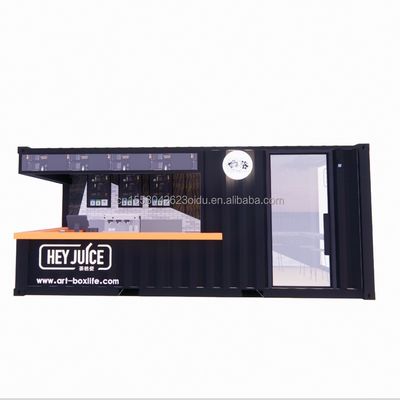 Long Beach Container Coffee Bar Container Bar estensibile con colore personalizzato e pannello a parete 50/75/100mm Wave Sandwich