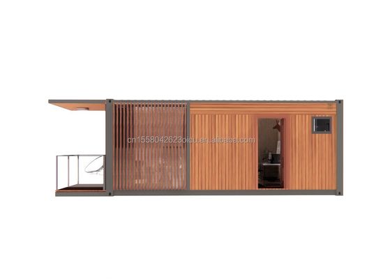 Alloggio Case prefabbricate pieghevoli con casa contenitore a colori personalizzati
