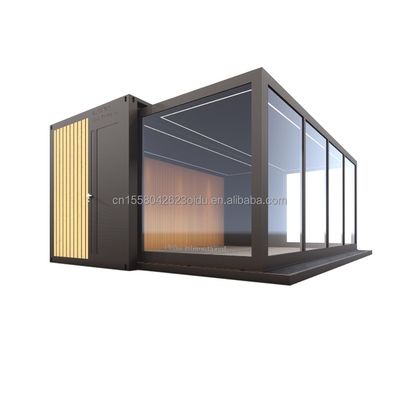 Hotel Completamente arredato Container per spedizioni Casa in stile moderno Casa prefabbricata con telaio in acciaio e piegatura in acciaio galvanizzato
