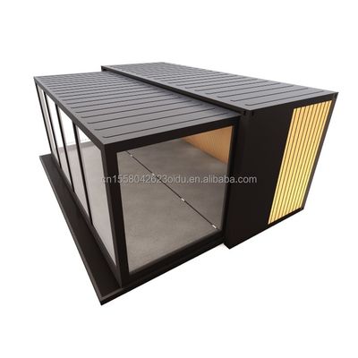 Hotel Completamente arredato Container per spedizioni Casa in stile moderno Casa prefabbricata con telaio in acciaio e piegatura in acciaio galvanizzato